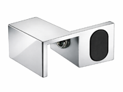 Shower Door Stop - Right Hand - Polished Chrome